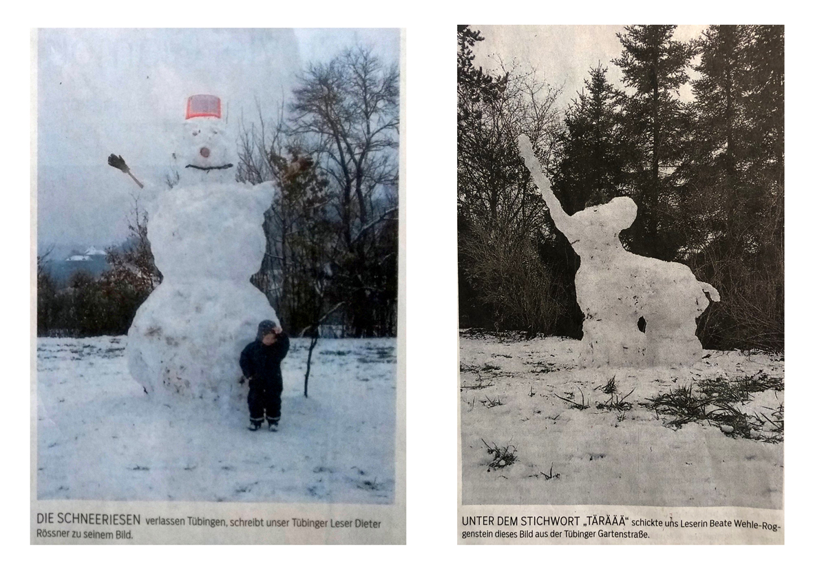 Bilder aus dem Tagblatt