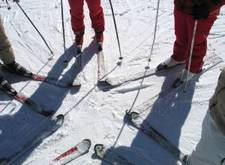 ein stern aus skien