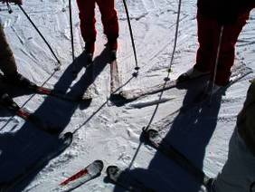 ein stern aus skien