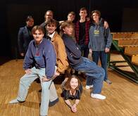 Die Theatergruppe des Literatur - und Theaterkurses, Klasse 12