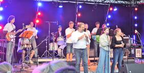 Band auf dem Schulfest