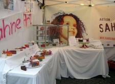 stand auf dem Marktplatz