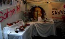 stand auf dem Marktplatz