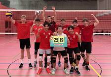 Das Volleyball-Team von "Jugend trainiert für Olympia"