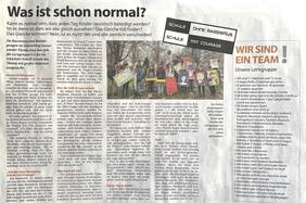 Abbildung des Zeitungsartikels