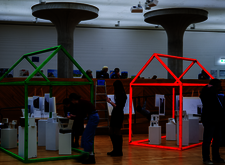 Praesantation der Architekturmodelle in der Staatsgalerie